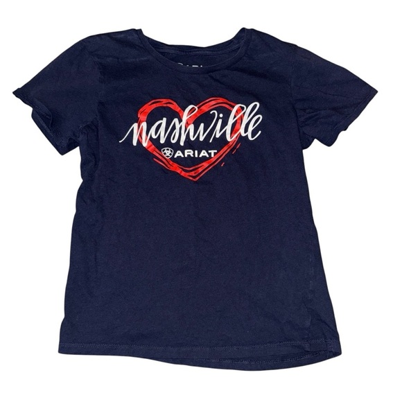 Ariat Tee, Navy Blue, XL - Picture 1 of 5